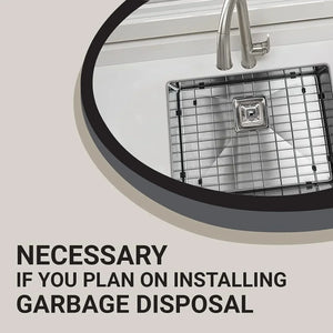 Stainless Steel Waste Coupling For Kitchen Sinks ( Silver ) - Fossa Home