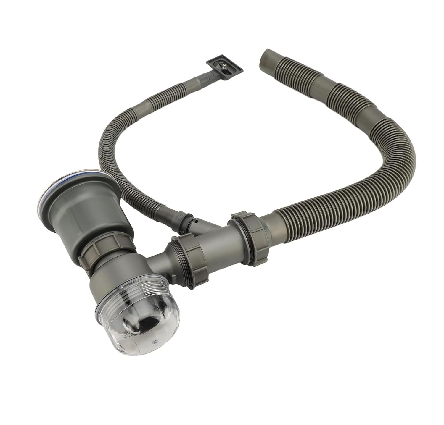 Fossa Kitchen Sink Drain Pipe Kit, Professional Thickened Flexible Drain Pipe Kit Odor Resistant Pop - up Drain Pipe Kit - Fossa Home