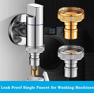 Laundry Faucet Silver Stainless Steel Angle Valve - Fossa Home