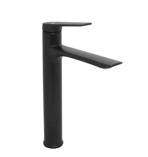 Opera Extended Body Brass Wash Basin Mixer Tap (Black) - Fossa Home