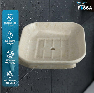 Stylish Ivory Soap Holder for Bathroom