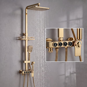 Aspire Modern Bathroom Shower with Elegant Stainless Steel Finish