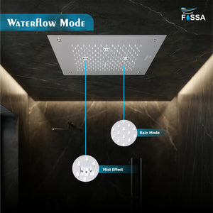 304 Stainless Steel Ceiling Overhead Shower (16x16 Inch) - Fossa Home