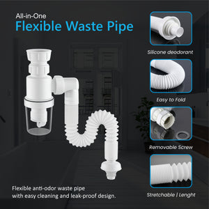Designed to prevent leaks and ensure smooth water drainage from the sink.