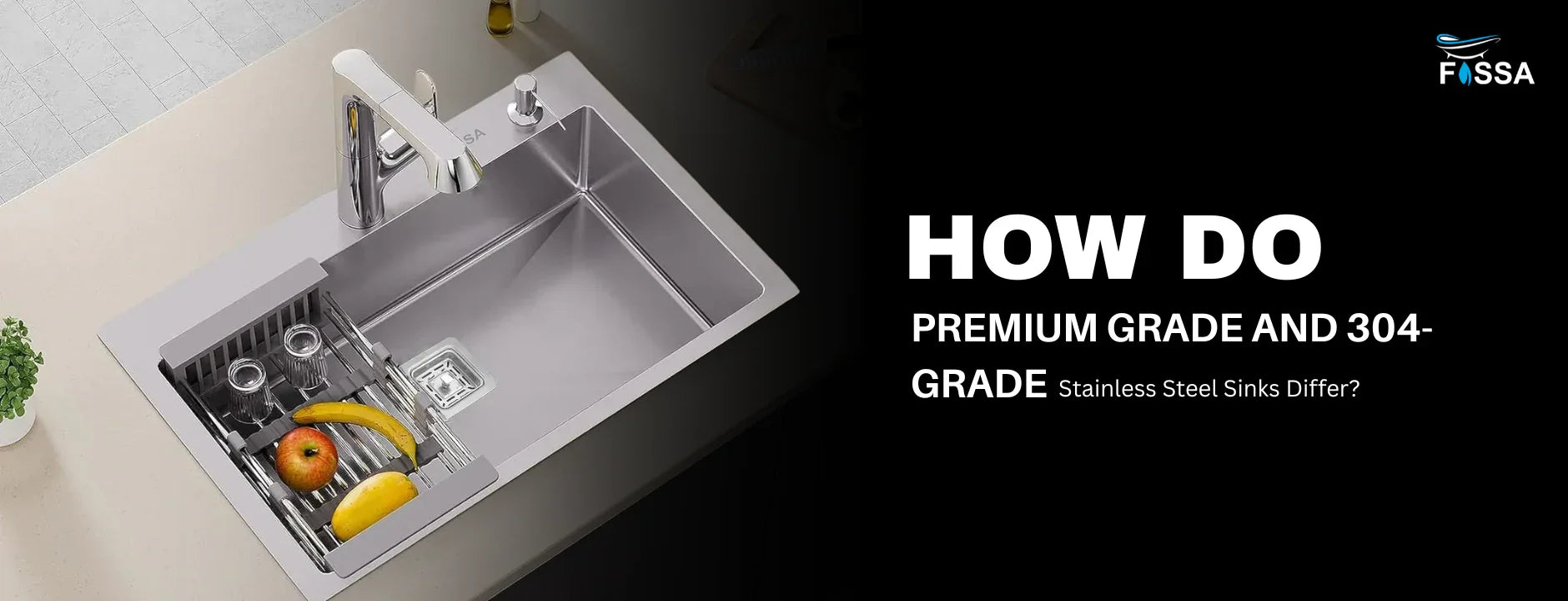 How Do Premium Grade and 304-Grade Stainless Steel Sinks Differ?