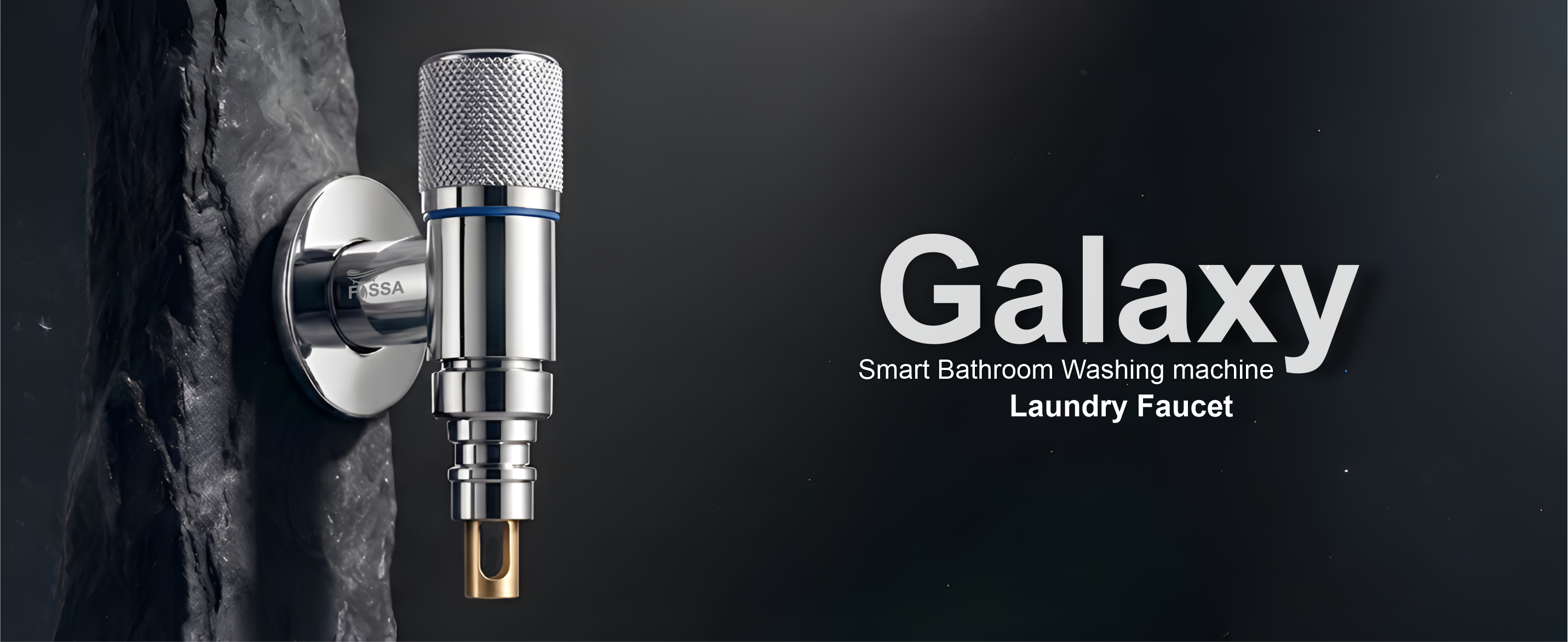 Galaxy Laundry Faucet Silver Stainless Steel Angle Valve