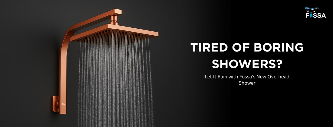 Tired of Boring Showers? Let It Rain with Fossa’s New Overhead Shower