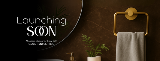 Introducing the FOSSA Gold Towel Ring | Luxury That Hangs with Style