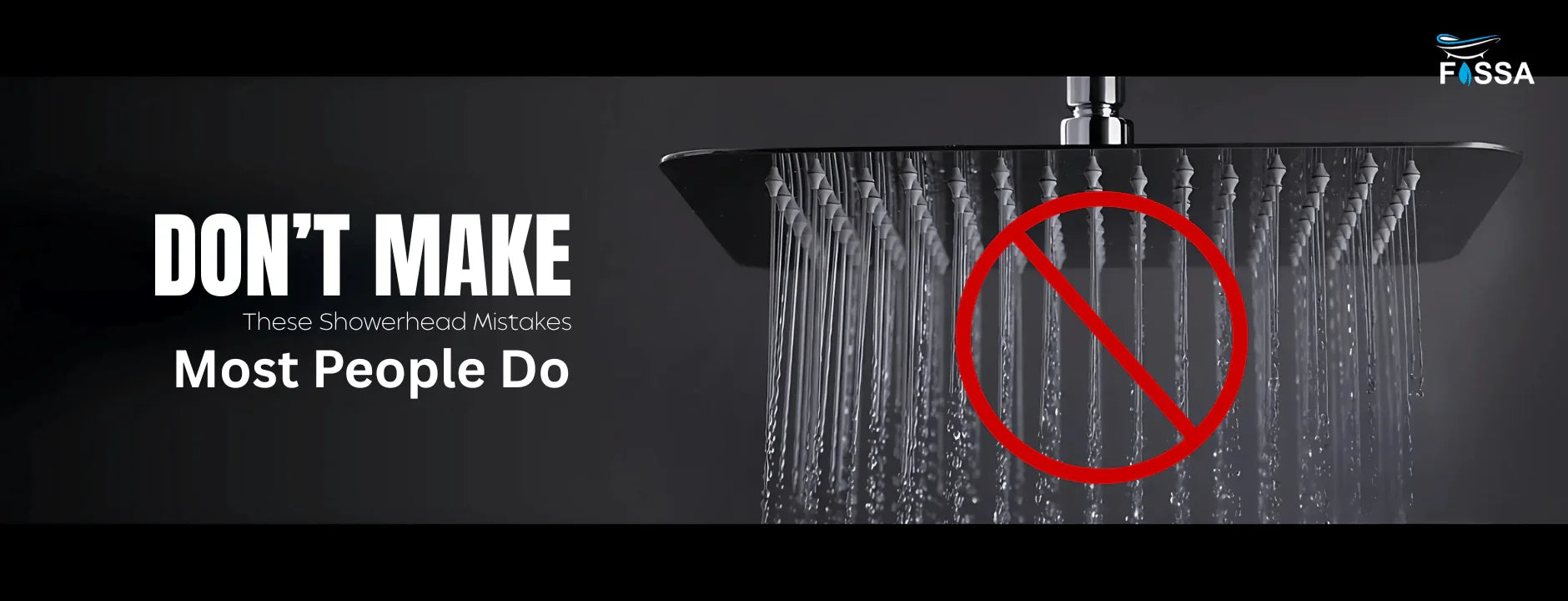 Don’t Make These Showerhead Mistakes | Most People Do - Fossa Home