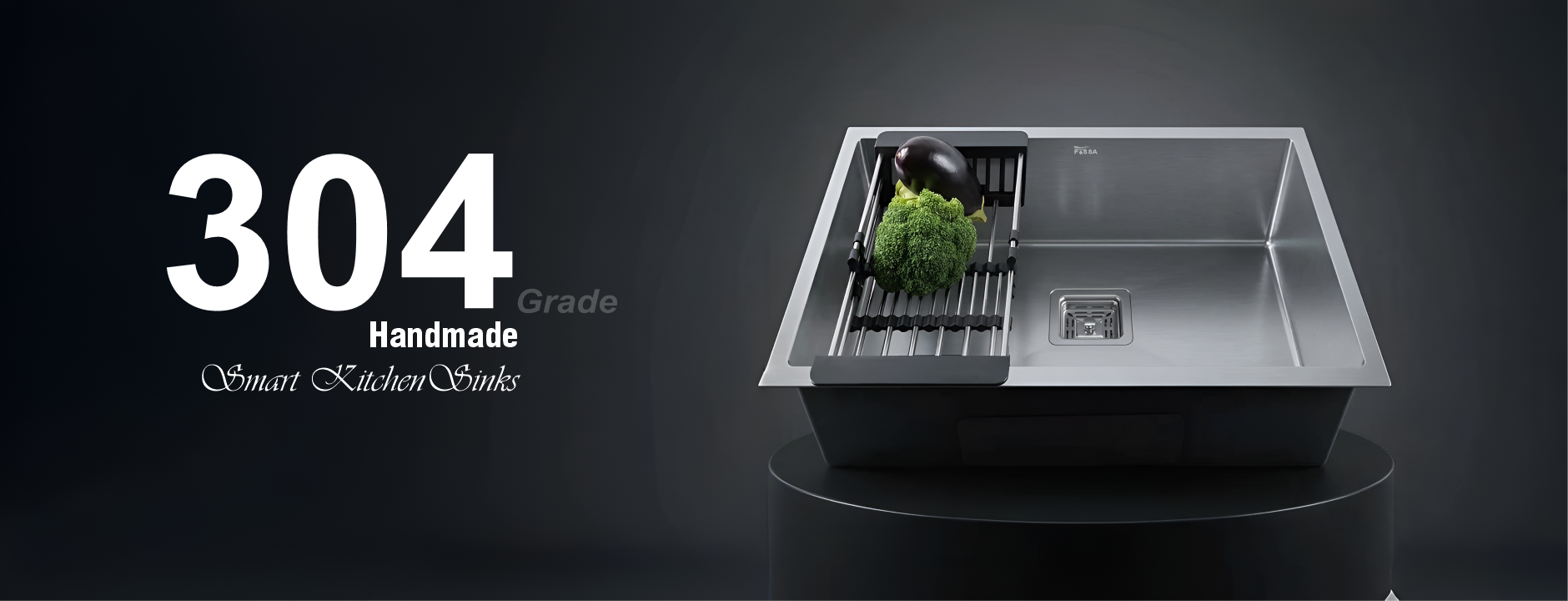 18 Inch Handmade kitchen sink single bowl 304 Grade