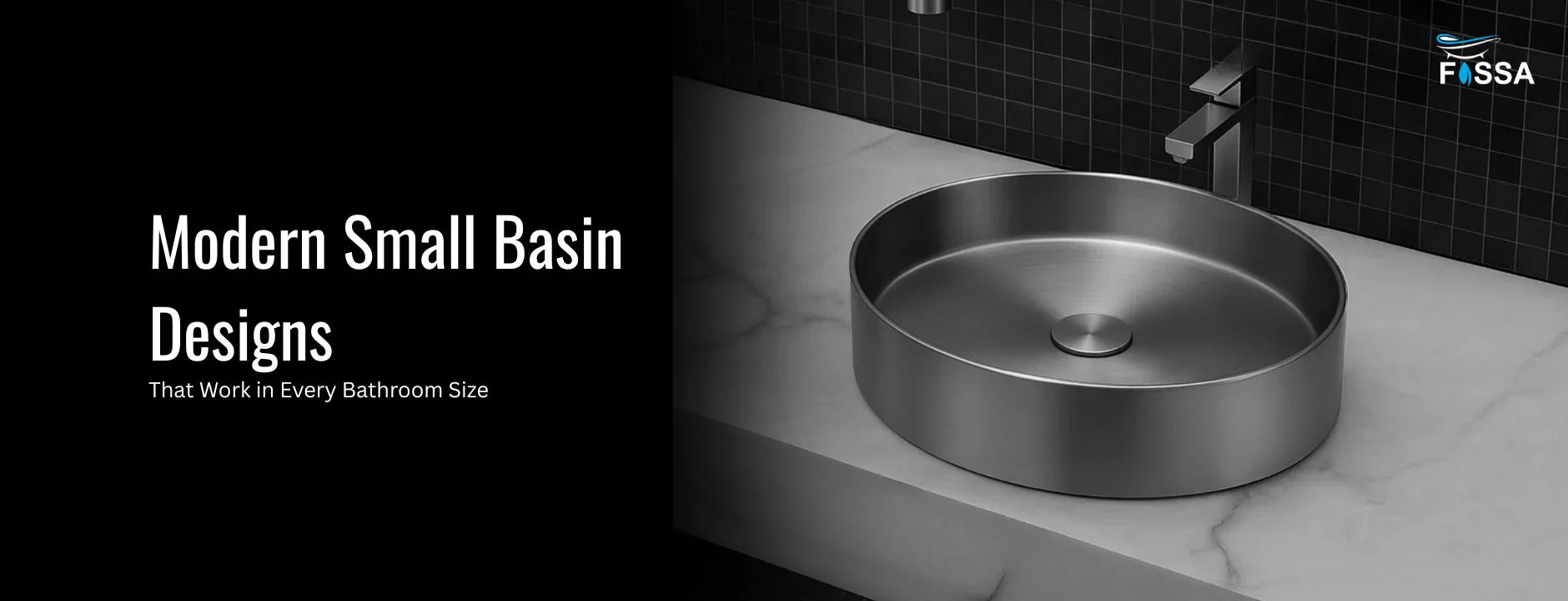 Modern Small Basin Designs That Work in Every Bathroom Size - Fossa Home