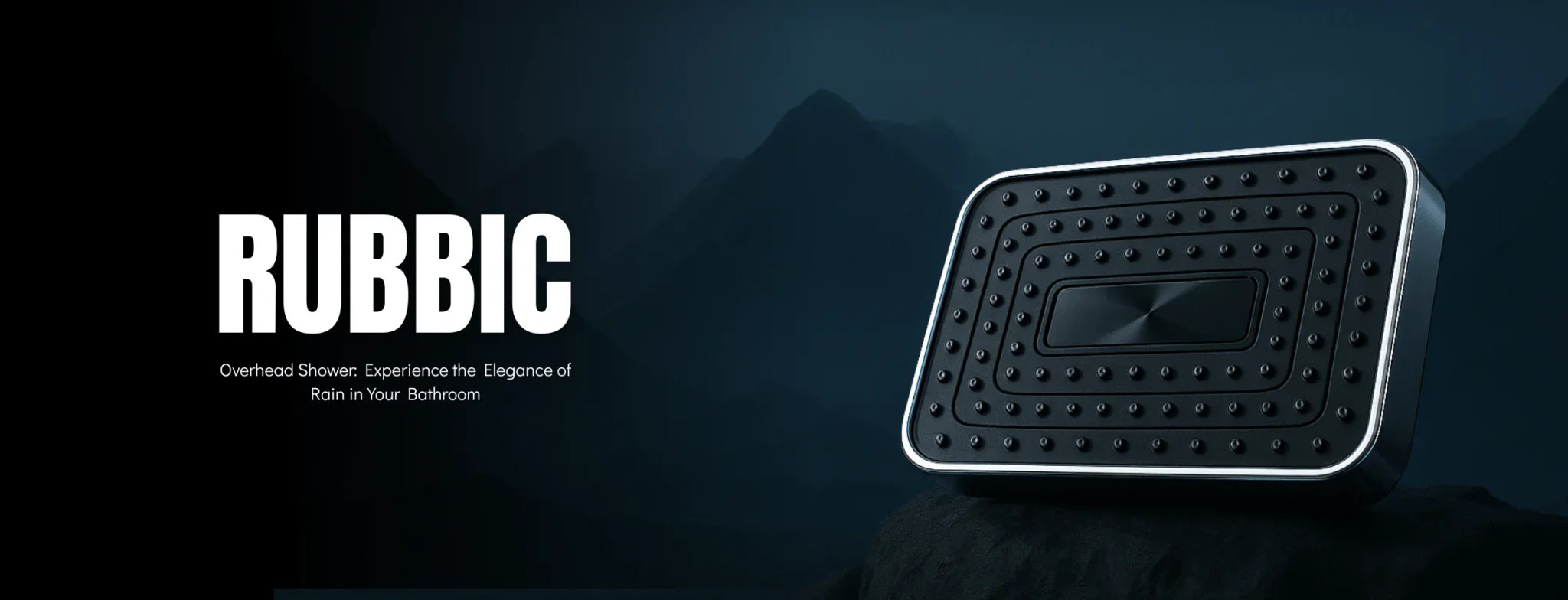 Rubbic Overhead Shower | Experience the Elegance of Rain in Your Bathroom - Fossa Home