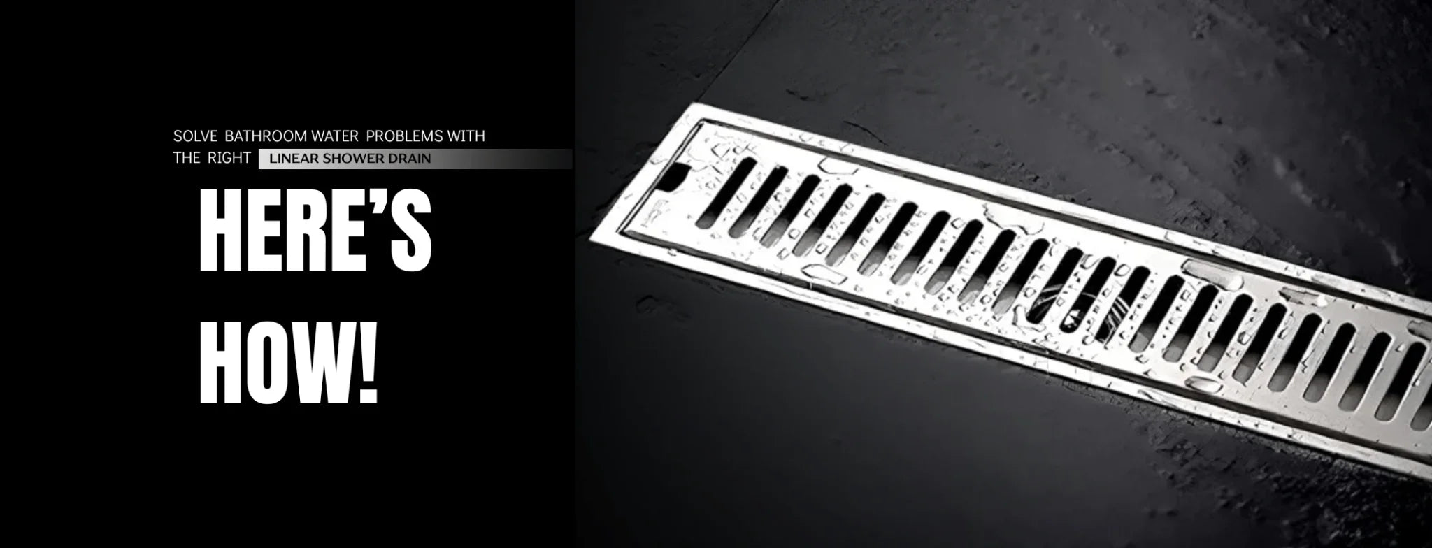 Solve Bathroom Water Problems with the Right Linear Shower Drain Here’s How! - Fossa Home