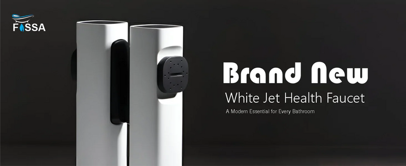 Introducing the Brand New White Jet Health Faucet: A Modern Essential for Every Bathroom - Fossa Home 