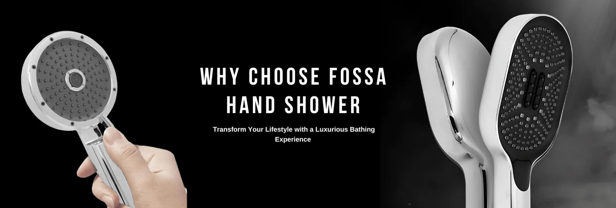 Premium chrome hand shower with ergonomic design and multiple spray nozzles for bathroom luxury