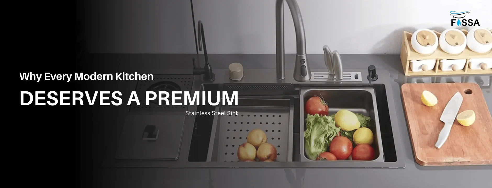 Why Every Modern Kitchen Deserves a Premium Stainless Steel Sink - Fossa Home