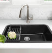 Sinks Stainless Steel Sink Strainer for Kitchen Sink - Stain Resistant Kitchen Sink Strainer with Large Collection Basket,Sink Drain Strainer for All Square Drain Sinks (Gold)