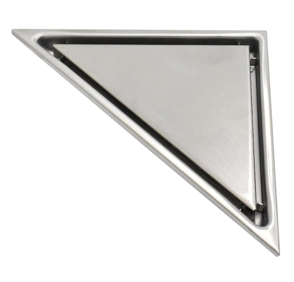 11"x4" Inch Triangle  304 Grade Stainless Steel Floor Drain