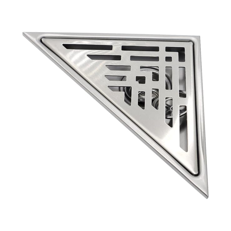 11"x 5.5"  Inch Triangle  304 Grade Stainless Steel Floor Drain