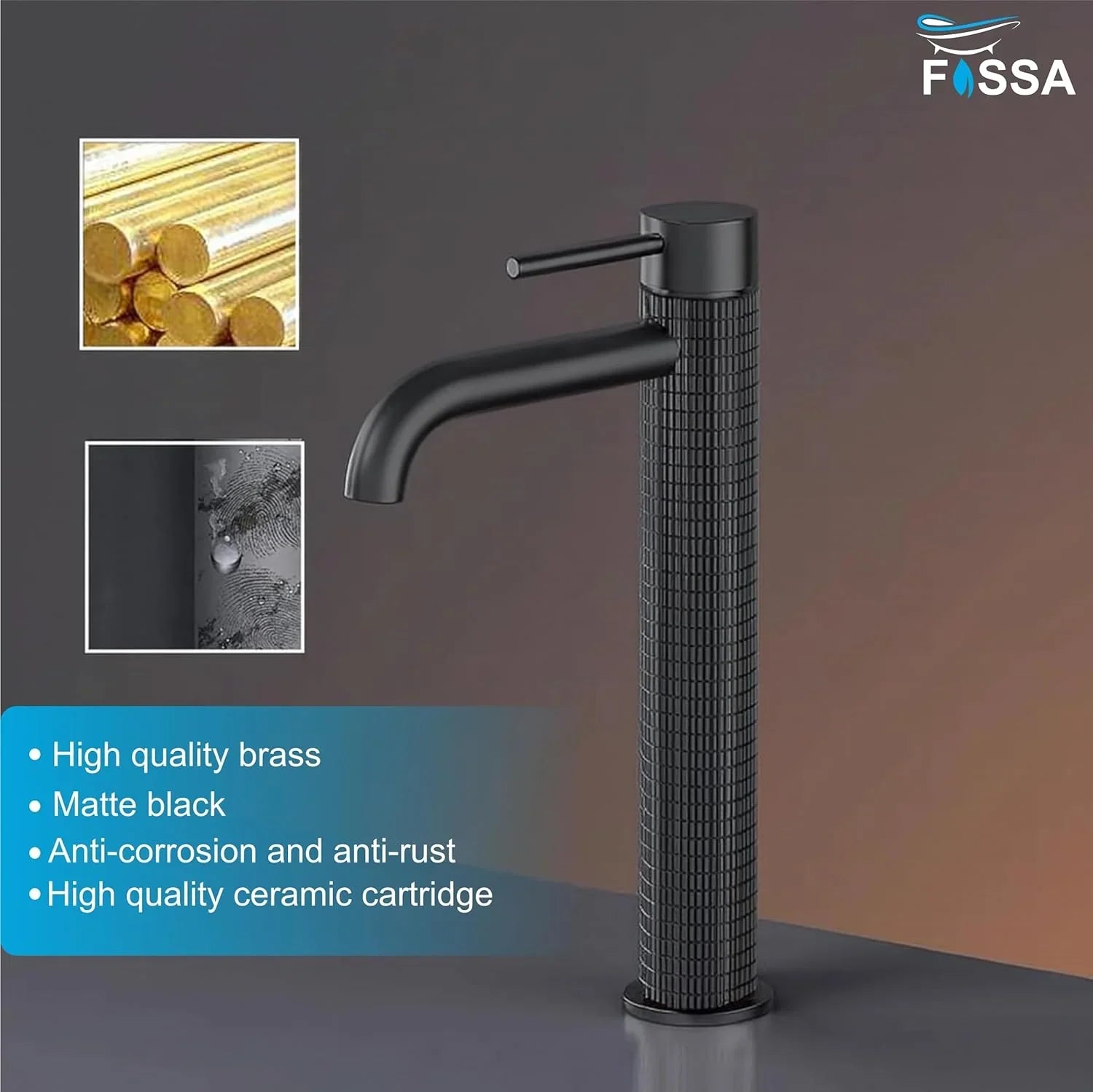 12 inch black wash basin mixer hot and cold brass bathroom tap