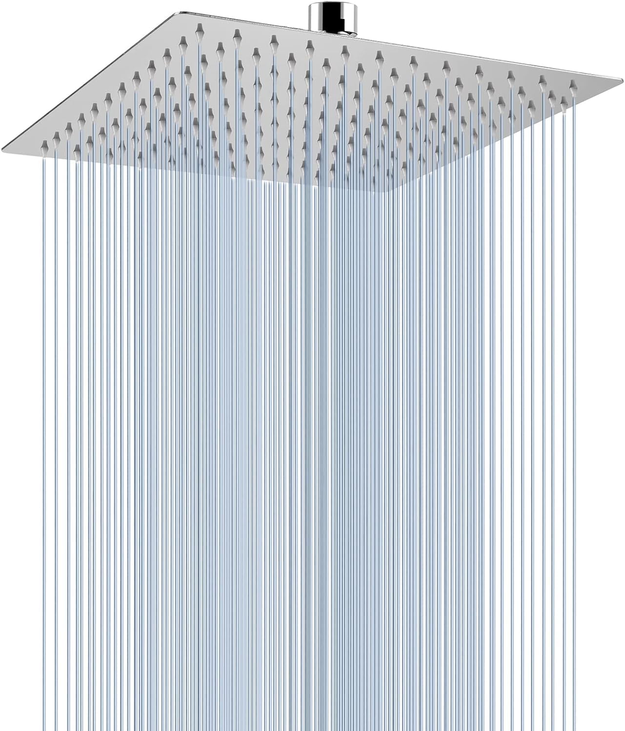 Fossa 10X10 Inch Rain Shower - Fossa Square High Pressure Shower Head Made of 304 Stainless Steel ( Without ARM )
