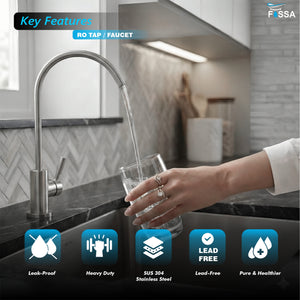 RO Tap/Faucet Premium Stainless Steel Silver - Fossa Home 