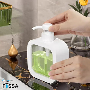 Large 300ml capacity stores enough liquid soap, handwash, or sanitizer for regular use.