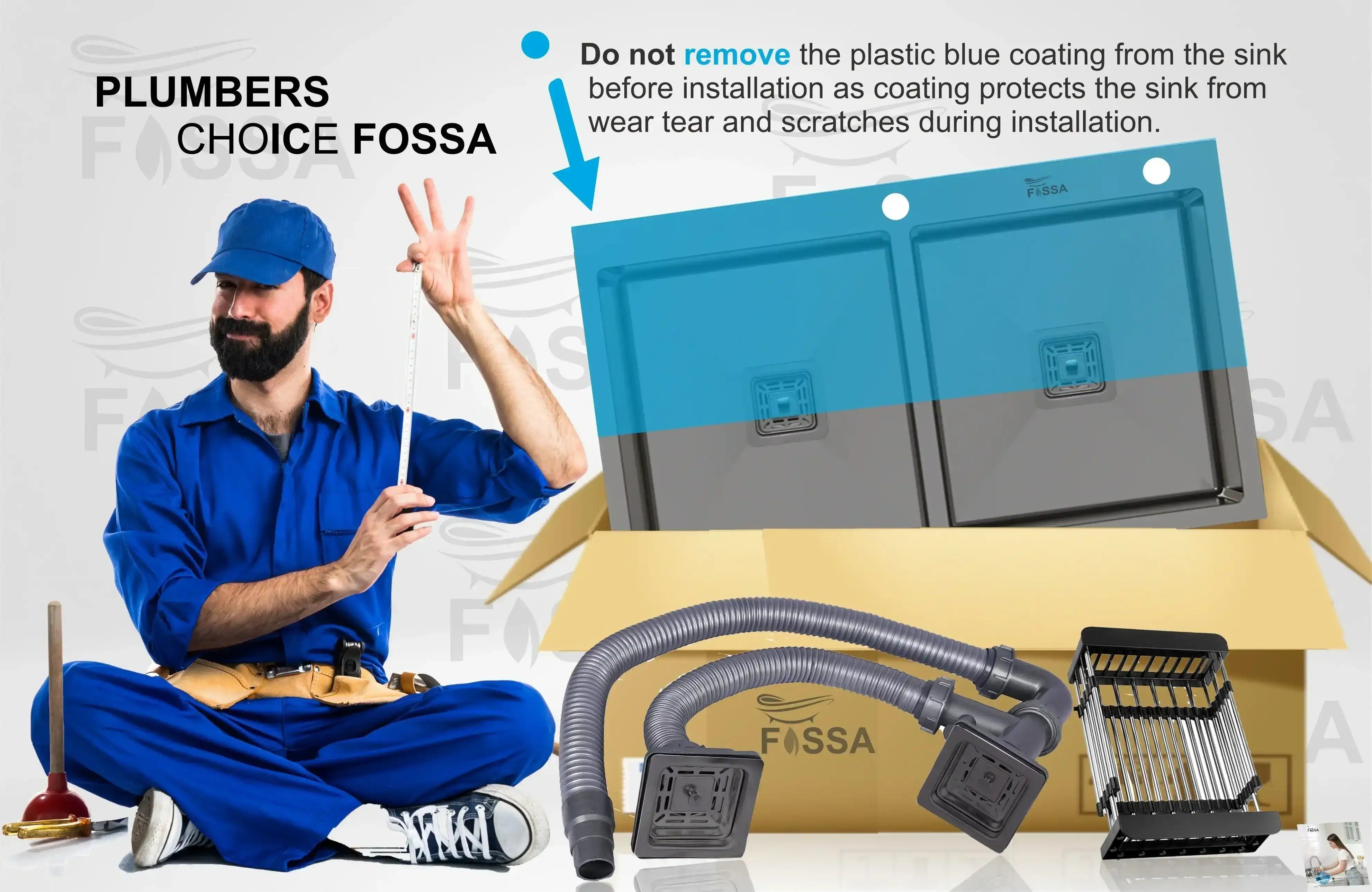 304 stainless steel handmade double bowl sink black for modern kitchen