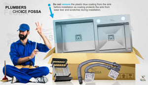 large double bowl kitchen sink silver stainless steel 45 inch handmade design