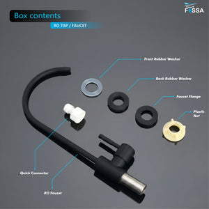 RO Tap/Faucet Premium Stainless Steel Black - Fossa Home 