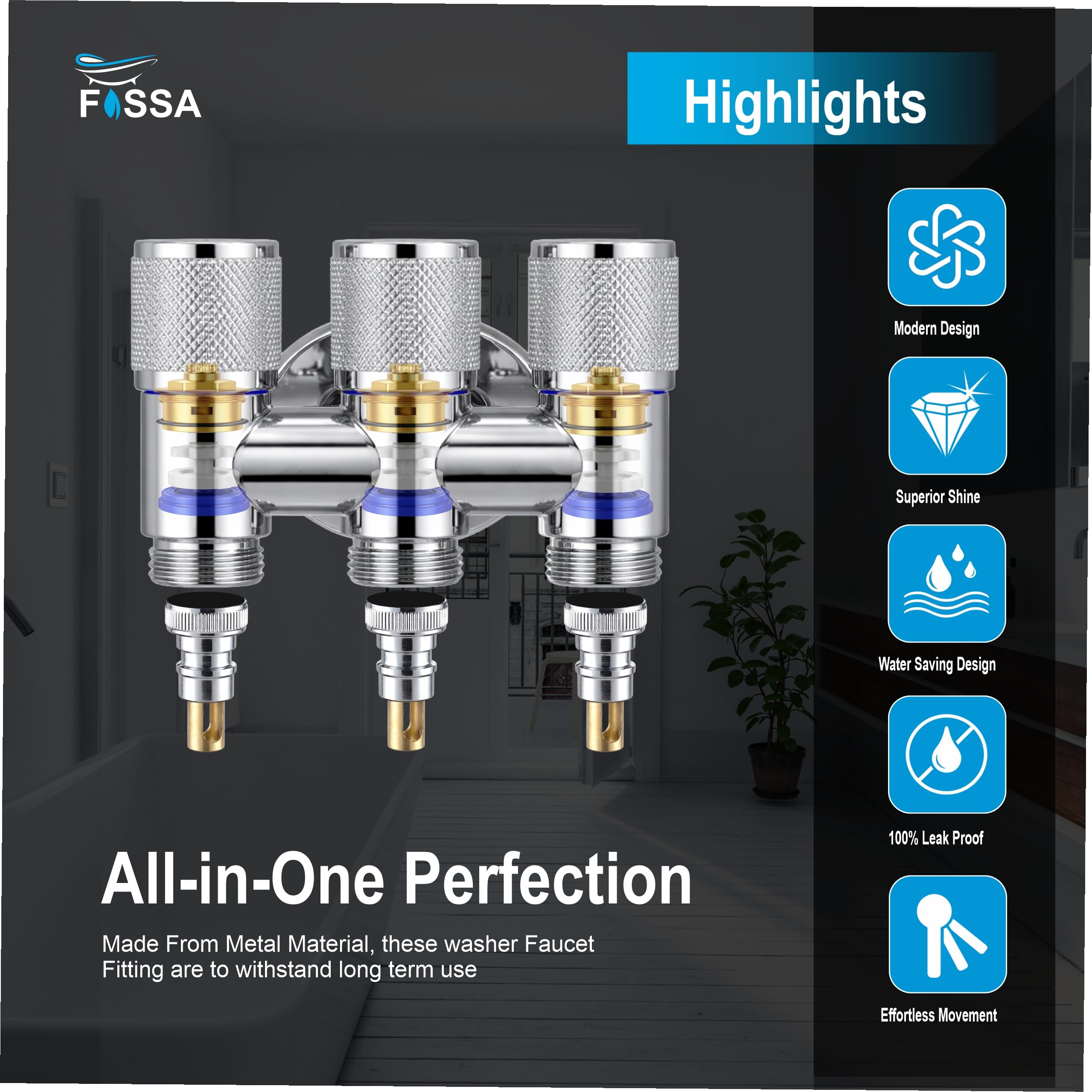 Designed for Easy Multi-Purpose Water Connection 