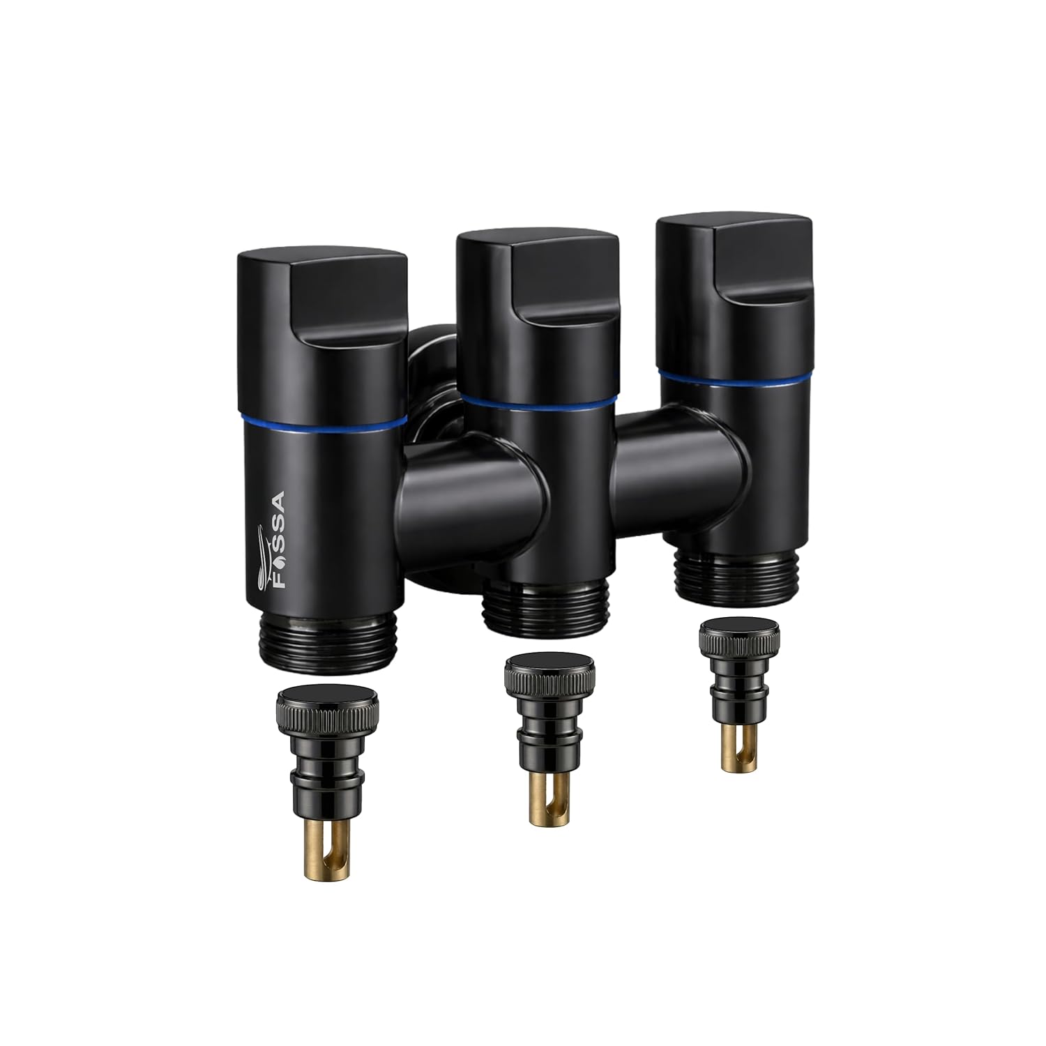 Designed with multiple outlets for washing machine, faucet and utility water connection.