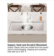 Sinks Stainless Steel Sink Strainer for Kitchen Sink - Stain Resistant Kitchen Sink Strainer with Large Collection Basket,Sink Drain Strainer for All Square Drain Sinks (Gold)