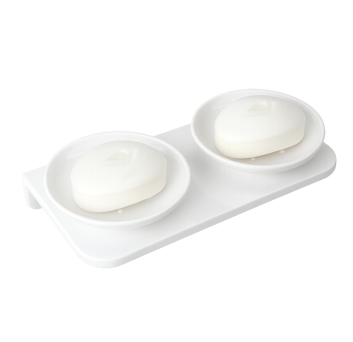 semi-ceramic soap dish, double soap dish, bathroom soap stand, durable soap dish, stylish bathroom accessory, water-resistant soap dish, modern soap holder, bathroom accessories, toothbrush holder, ceramic toothbrush stand, shower rack organizer, sink rack for soap, toilet accessory holder, bathroom decor, ceramic storage solution, toilet paper holder, ceramic towel rack, soap drying rack, ceramic sink tray, white bathroom accessories, portable bathroom organizer, luxury soap tray