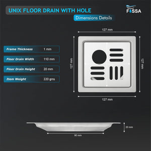 Perfect size for modern bathrooms and utility areas.
