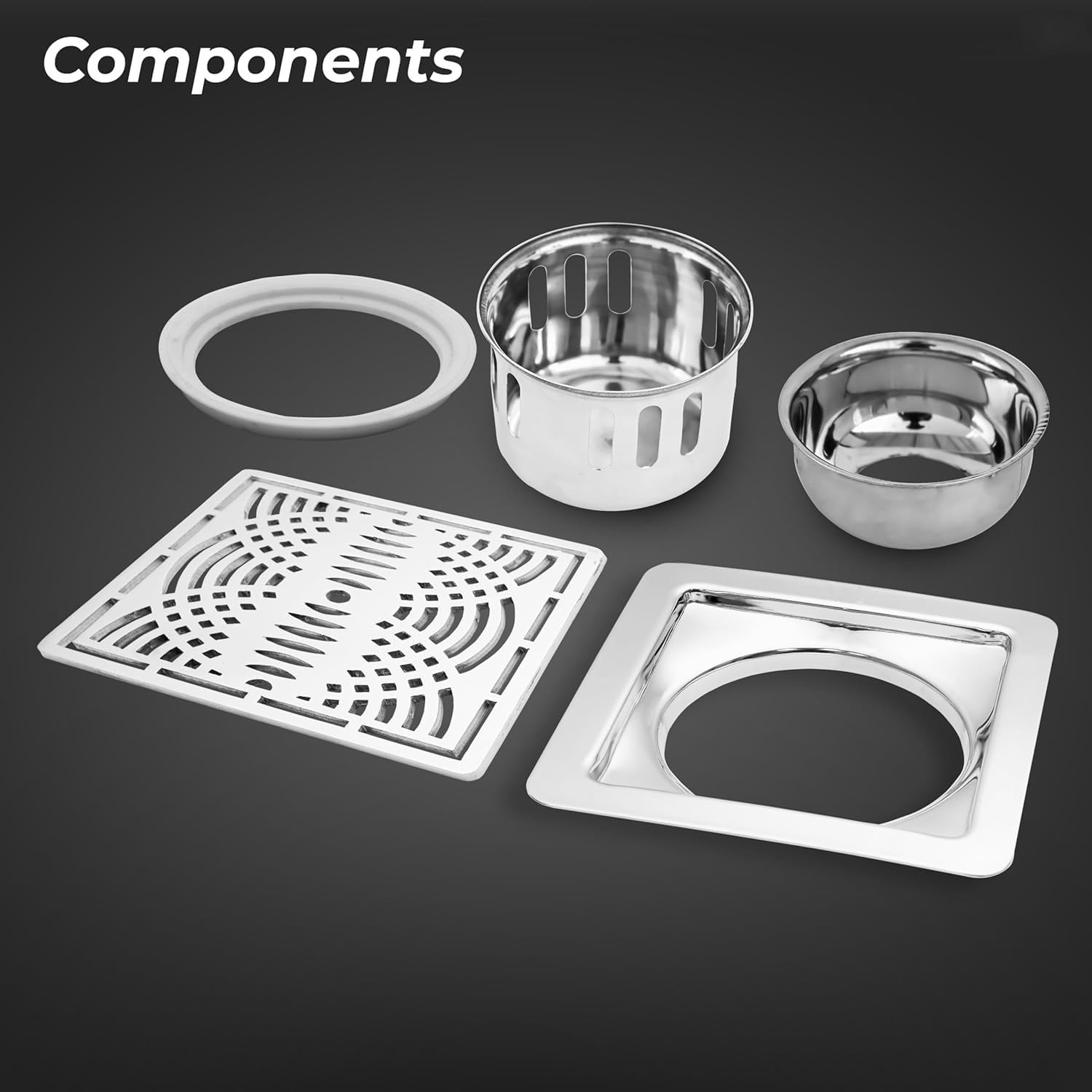 5 x 5 Inch Size | Square Design | Bathroom & Kitchen Use