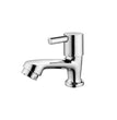 Fossa Orbit Brass Pillar Cock Tap Wall Mounted for Bathroom, Kitchen Sink, Washing Areas, Gardens, Sink Faucet with Brass Tap with Wall Flange (Mirror-Chrome Finish)