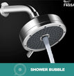 Fossa 5"x 5" Wondra 3-Spray Multifunction Overhead Shower Without Arm Wall-Mount Chrome Finish