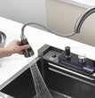 Sinks Stainless Steel Sink Strainer for Kitchen Sink - Stain Resistant Kitchen Sink Strainer with Large Collection Basket,Sink Drain Strainer for All Square Drain Sinks (Gold)