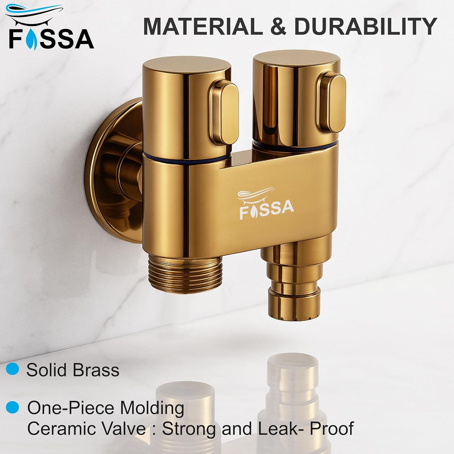 Multi-Purpose Stainless Steel Gold Tap