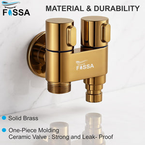 Multi-Purpose Stainless Steel Gold Tap