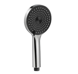 Alpha Handheld Shower ABS Rain Showerhead, 2 Water Outlet Mode Black-Chrome - Fossa Home 
