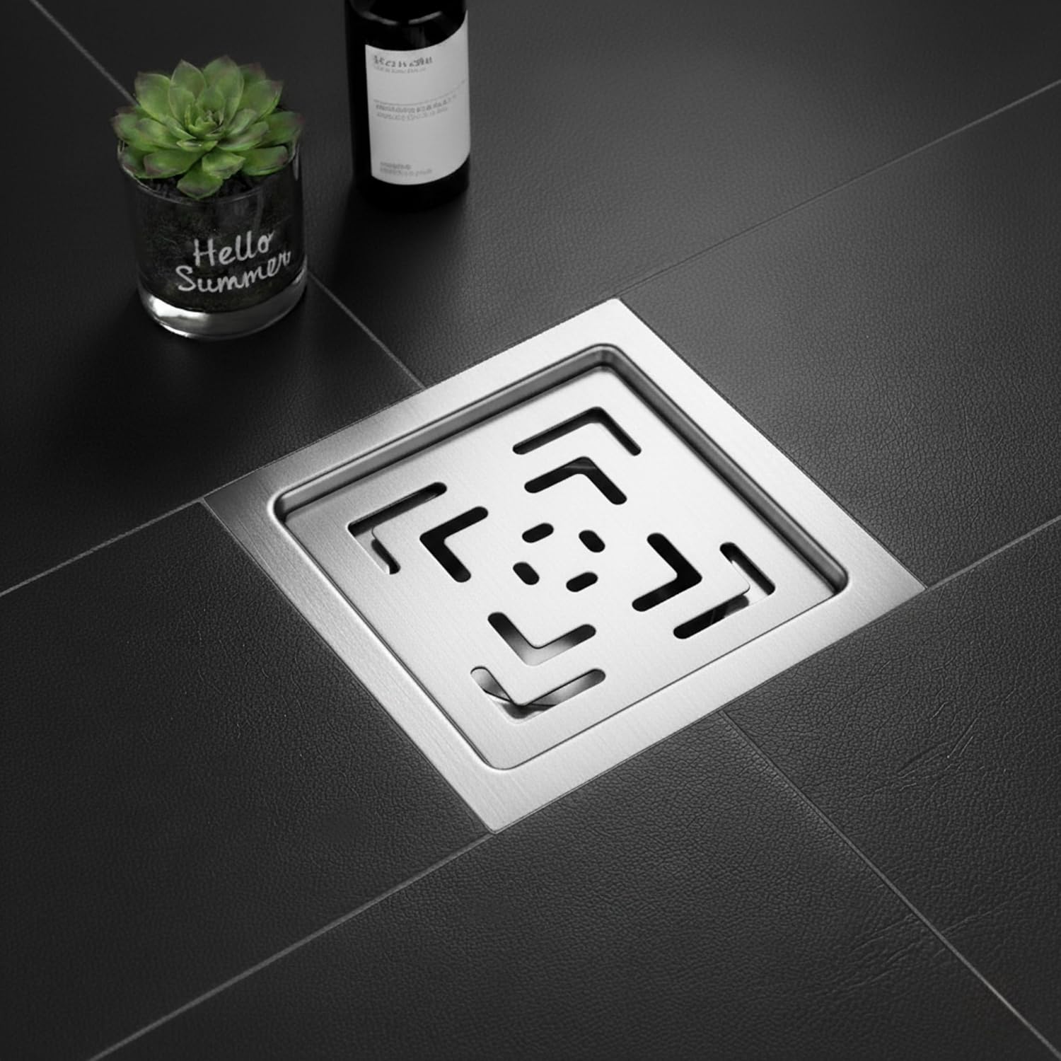 Apex Floor Drain (5 x 5 Inches) Premium Stainlees Steel
