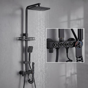 Aspire Rainfall Shower with Smooth Flow and Stylish Finish