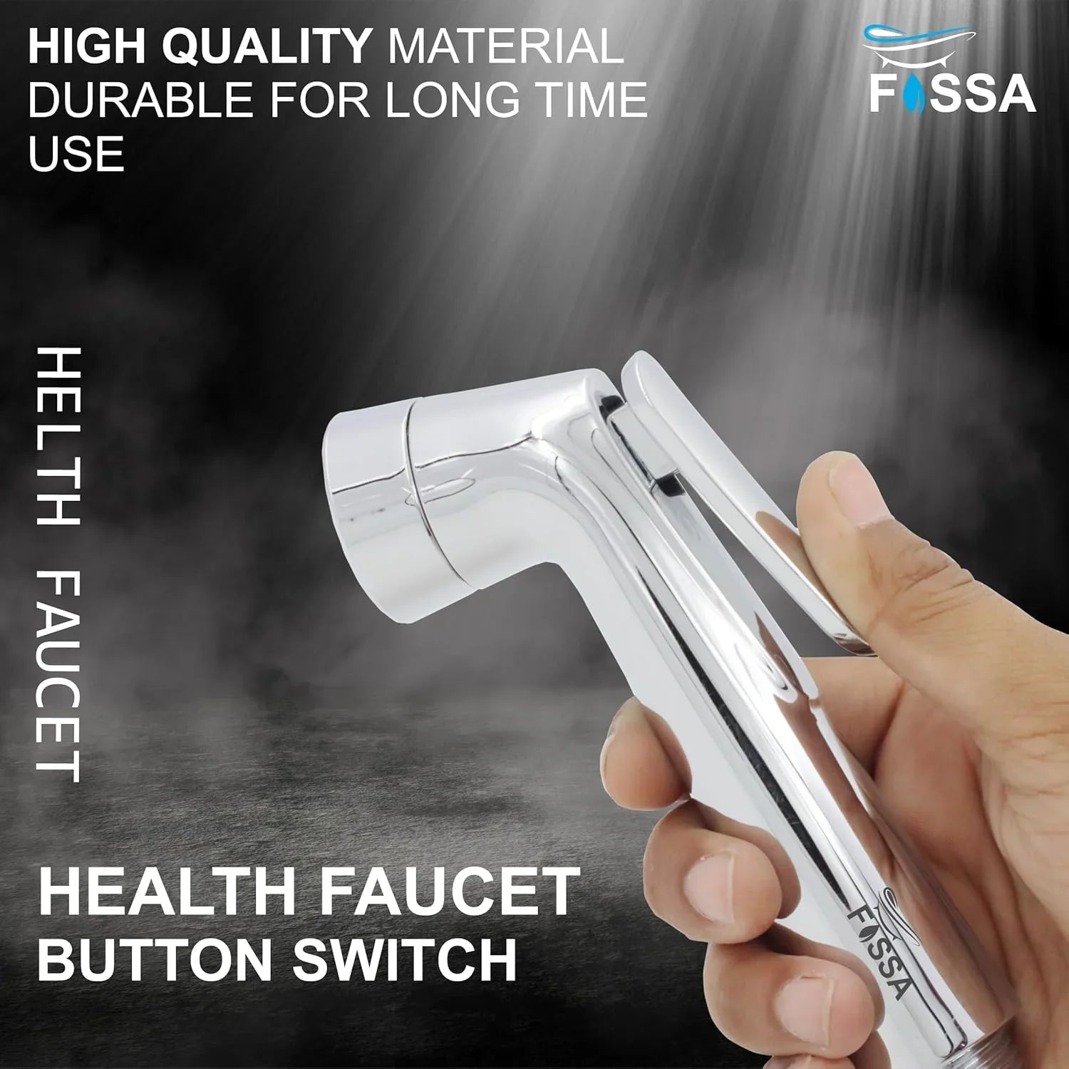 Bathroom health hand spray toilet sprayer with pipe and hook