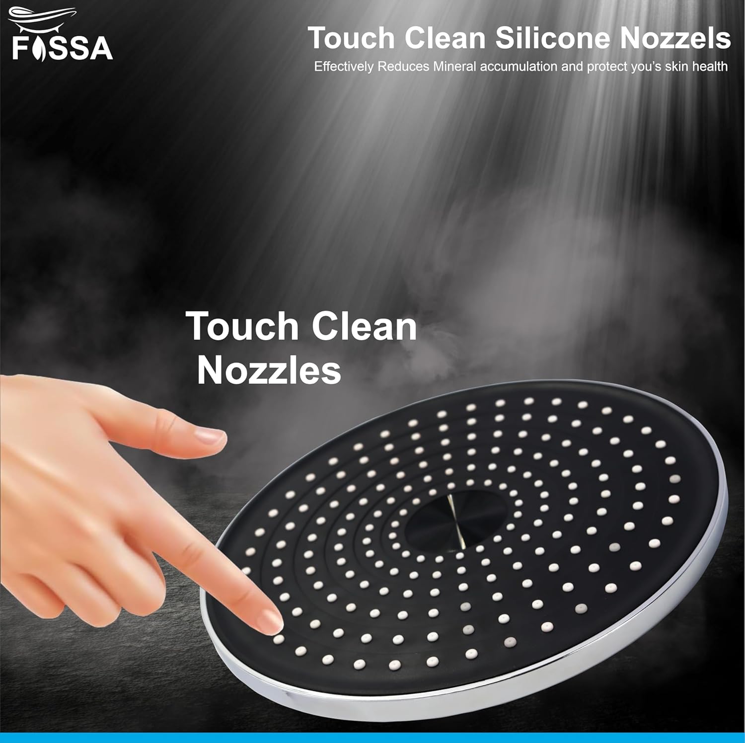 Spa Like Bathing Experience Enjoy relaxing rainfall with complete body coverage.
