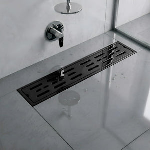 lack Glossy Shower Channel Drain
Premium Bathroom Drain Solution