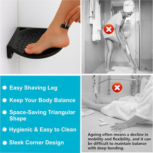 Easy Install black Foot Rest for Everyday Use