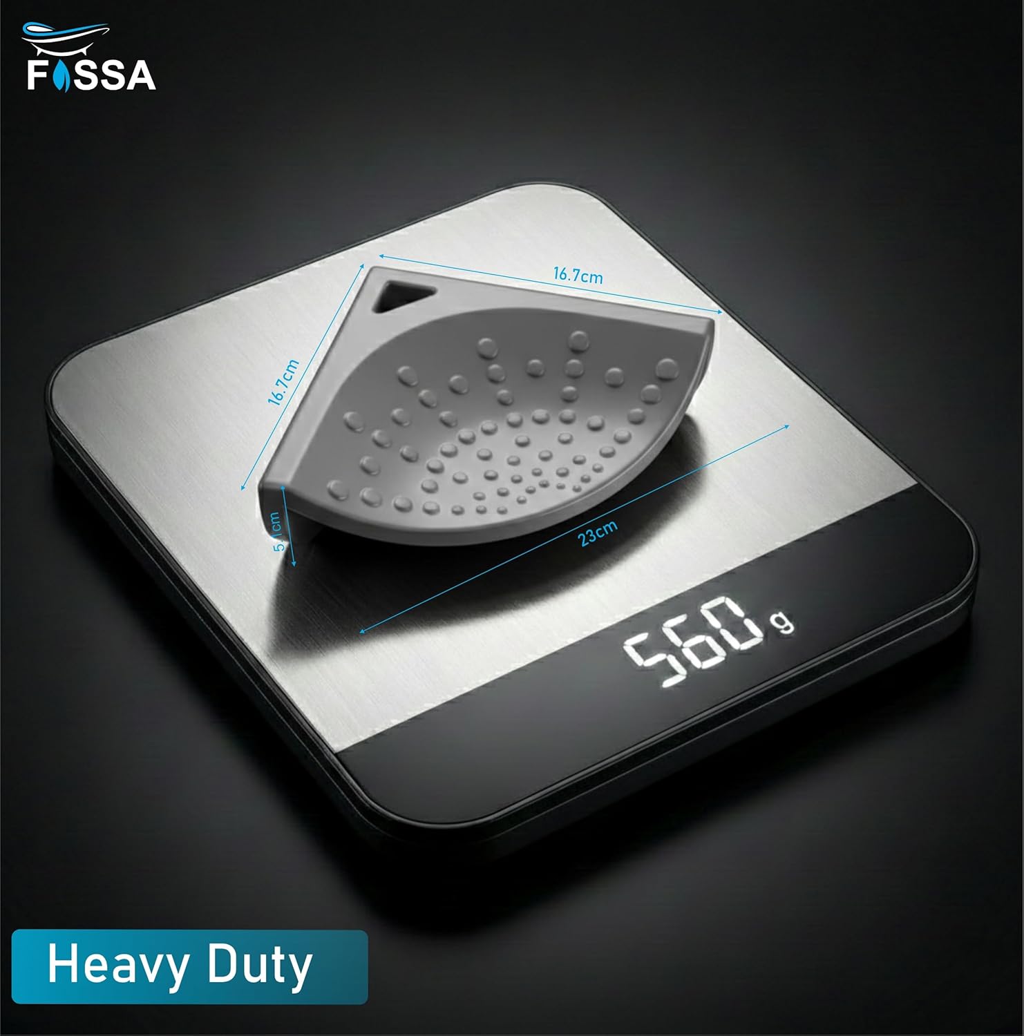 Ceramic Grey Foot Rest Stand Unbreakable Glossy Finish (RG-135)