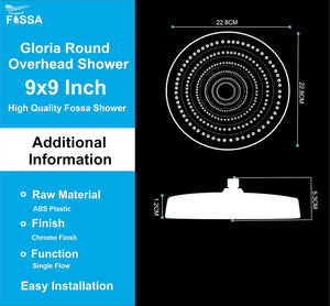 Premium Look & Feel Glossy finish adds beauty to your bathroom.

